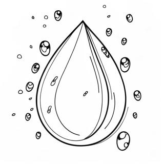 Rain Drop Coloring Page 57813-45734