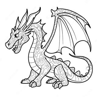 Death Song Dragon Coloring Page 57853-45771