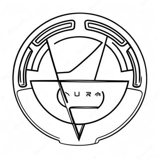 Acura Logo Coloring Page 57883-45785