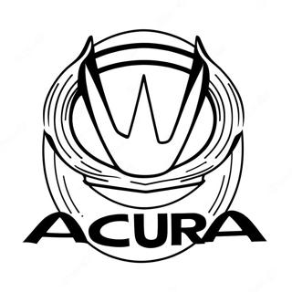 Acura标志涂色页 57883-45786