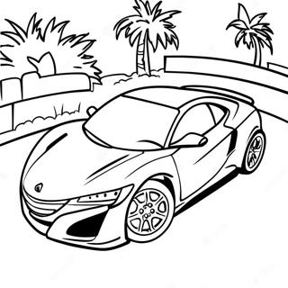 Acura Sports Car Coloring Page 57884-45798