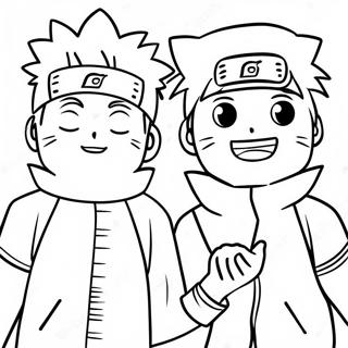 Naruto Ve Hinata Boyama Sayfaları