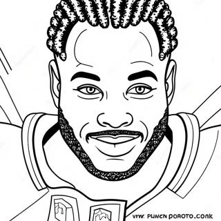 Dalvin Cook Coloring Page 57933-45823