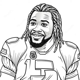 Dalvin Cook Coloring Page 57933-45824