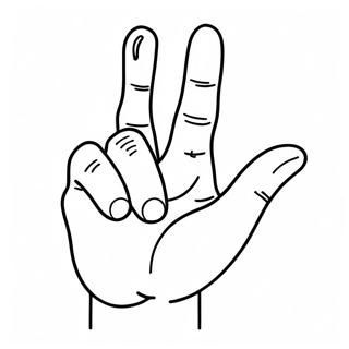 Middle Finger Coloring Page 57993-45882