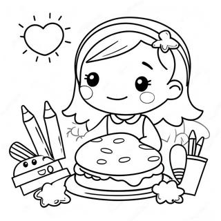 Kindergarten Coloring Page 5800-4602