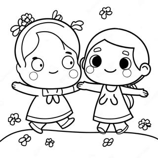 Kindergarten Coloring Page 5800-4603