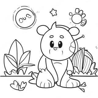 Kindergarten Coloring Page 5800-4604