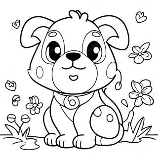 Fun Animal Kindergarten Coloring Page 5801-4608