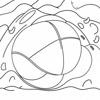 Bouncing Beach Balls Coloring Page 58084-45956