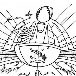 Super Bowl 2024 Logo Coloring Page 5810-4619