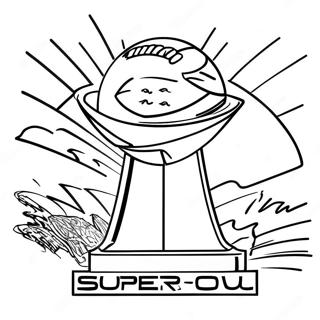 Super Bowl 2024 Logo Coloring Page 5810-4620