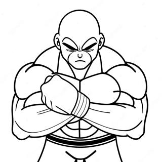 Jiren In Battle Pose Coloring Page 58114-45970