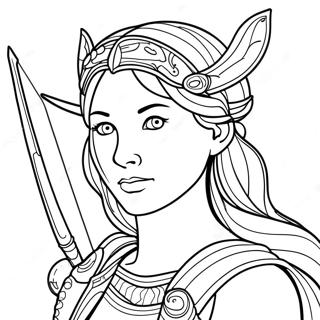 Artemis Coloring Page 58123-45993