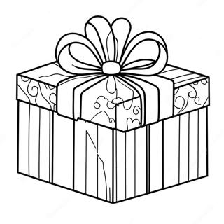 Gift Box Coloring Pages