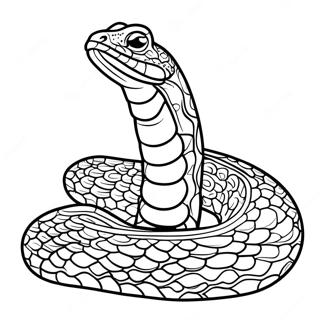 Boa Constrictor Coloring Pages