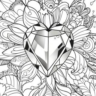 Sparkling Gemstone Coloring Page 581-477