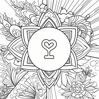 Transgender Symbol Coloring Page 58214-46057