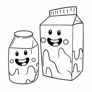 Milk And Mocha Coloring Pages