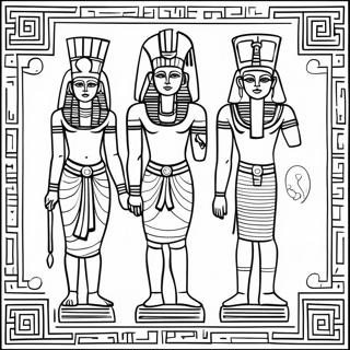 Hieroglyphics Coloring Pages