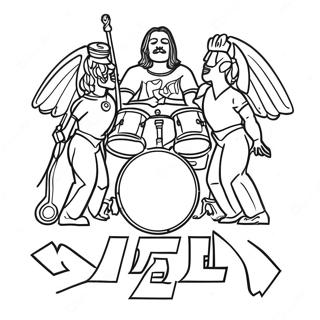 Queen Band Logo Coloring Page 58283-46106