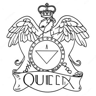 Queen Band Logo Coloring Page 58283-46107