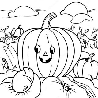 Pumpkin Patch Coloring Page 58313-46127