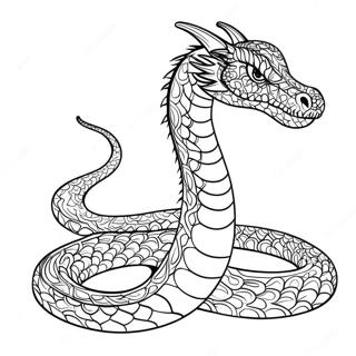 Snake Dragon Coloring Page 58323-46148