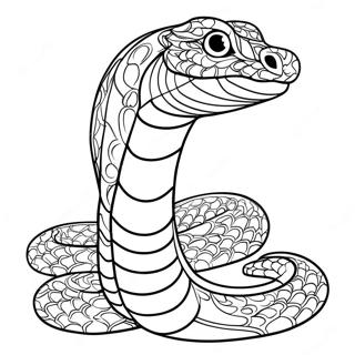 Majestic Snake Dragon Coloring Page 58324-46152