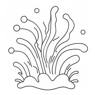 Colorful Splash Scene Coloring Page 58354-46174