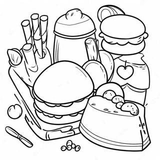 French Food Coloring Page 58363-46170