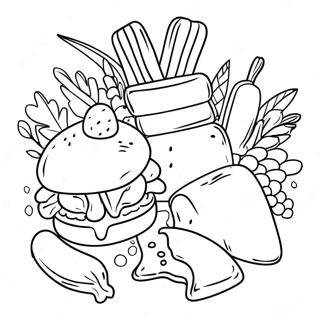 French Food Coloring Page 58363-46171