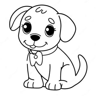 Playful Puppy Coloring Page 58424-46245