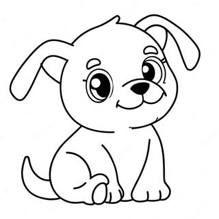 Playful Puppy Coloring Page 58424-46247