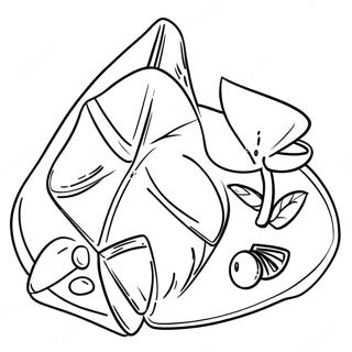 Hamantaschen Coloring Pages