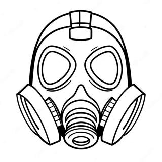 Gas Mask Coloring Page 58473-46291