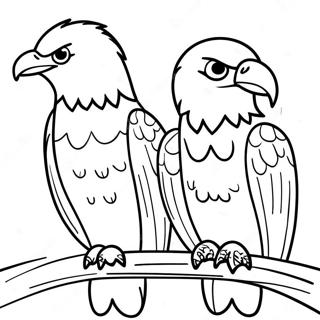 Birds Of Prey Coloring Pages