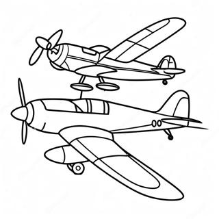 Planes Coloring Pages