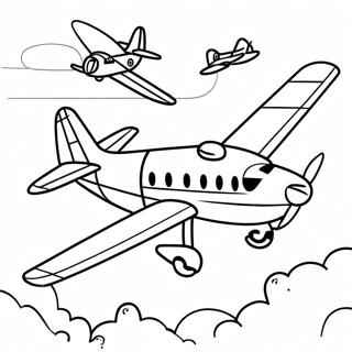 Planes Coloring Page 58583-46379