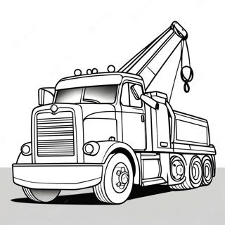 Rotator Tow Truck Coloring Pages