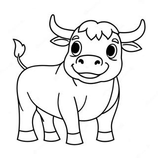 Benny The Bull Coloring Pages