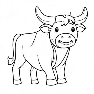 Benny The Bull Coloring Page 58613-46370