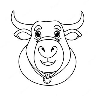 Benny The Bull Coloring Page 58613-46372