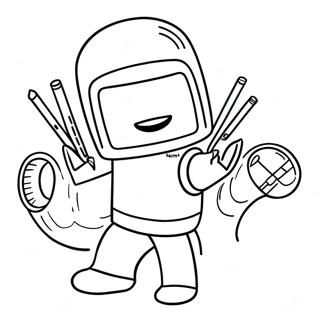 Roblox Noob Coloring Pages