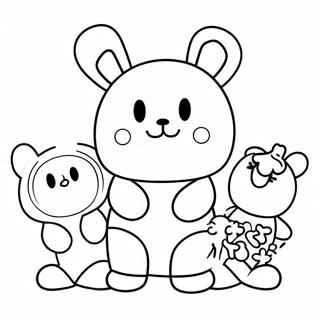 Bt21 塗り絵ページ