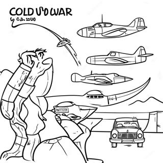 Cold War Historical Events Coloring Page 58643-46392