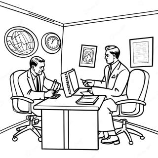 Cold War Spy Activities Coloring Page 58644-46401