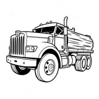 Logging Truck Coloring Pages