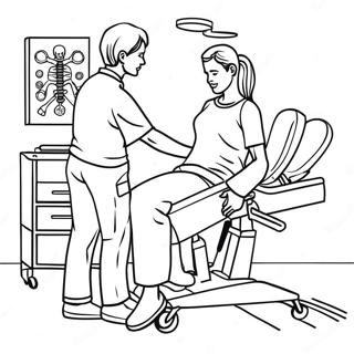 Physical Therapy Coloring Page 58703-46443