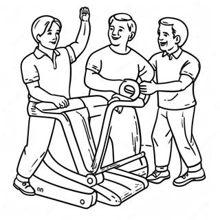 Fun Physical Therapy Exercises Coloring Page 58704-46453